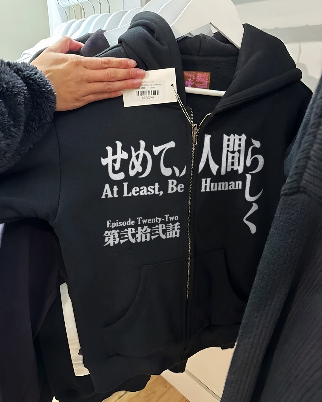 zip hoodie cap evangelion